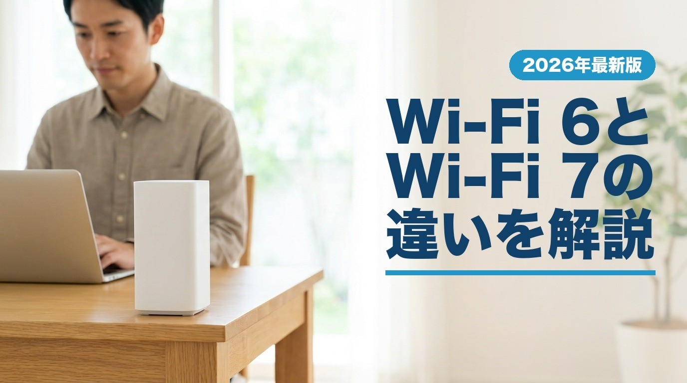Wi-Fi 6とWi-Fi 7の違いを解説